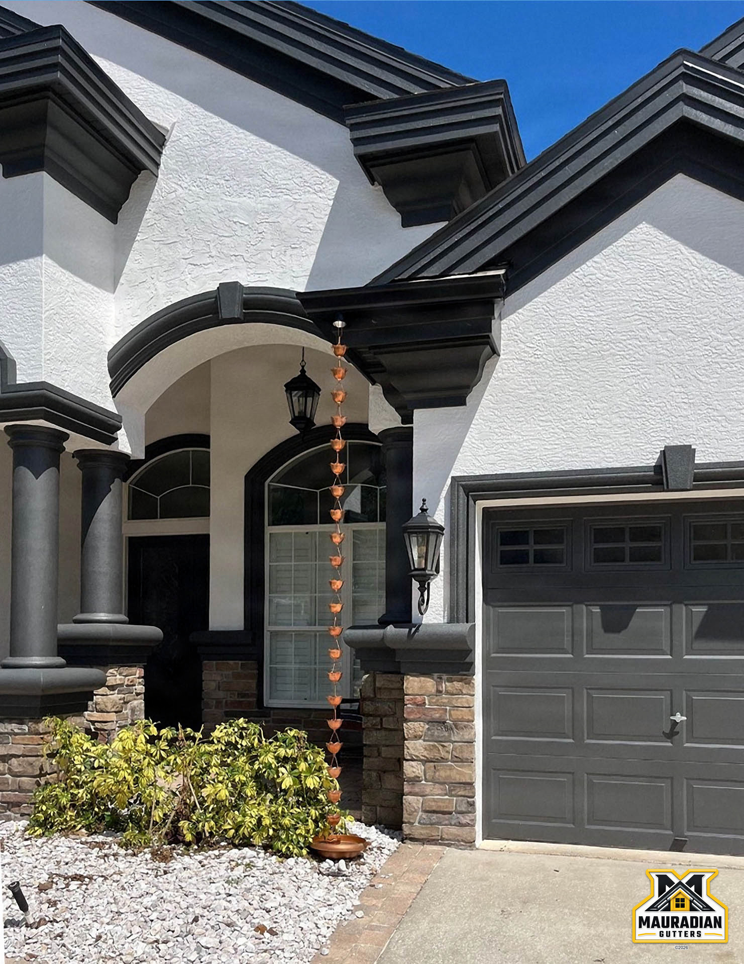 Mauradian Gutters professional installation at a Florida home