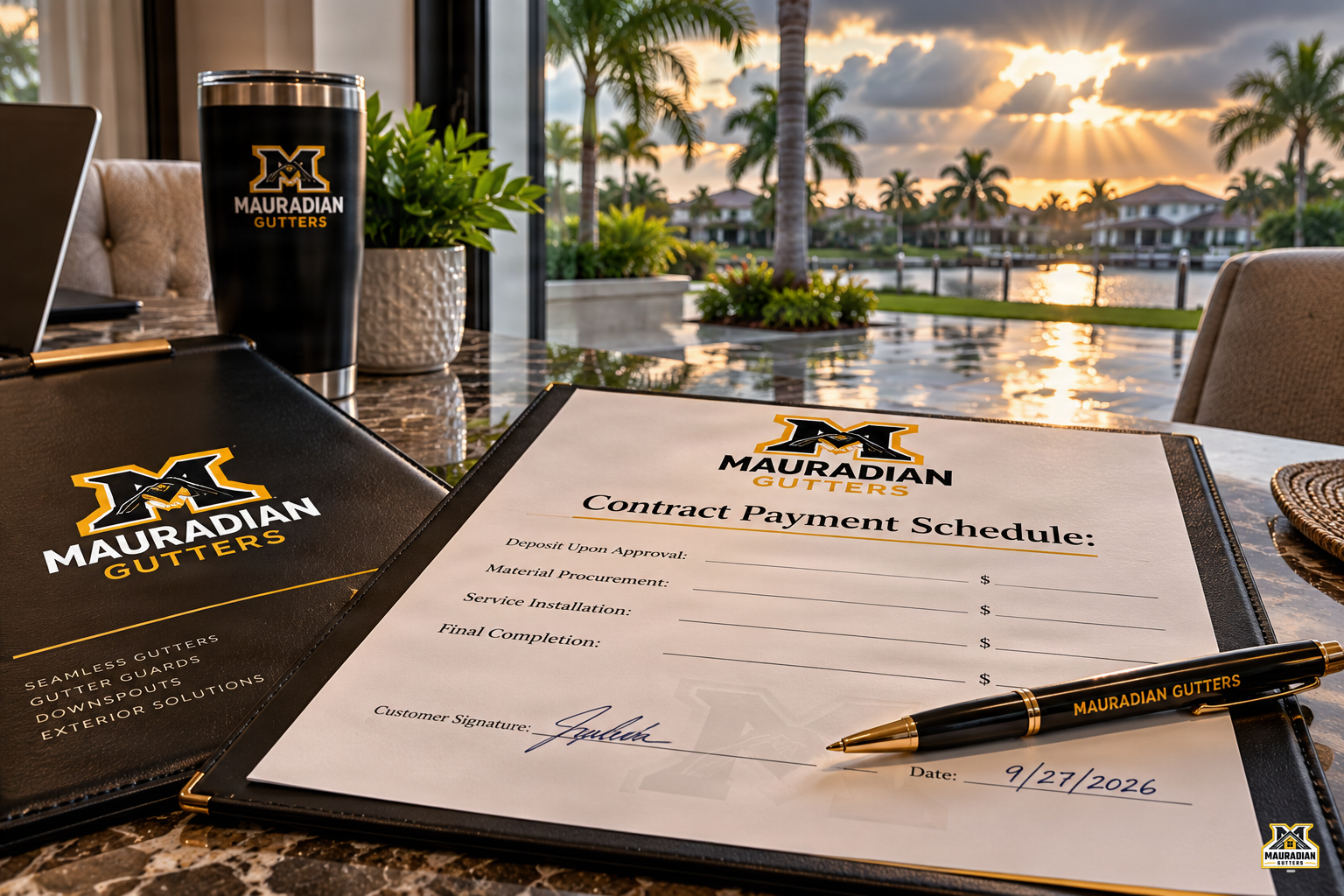 Mauradian Gutters — Payments / Scheduling