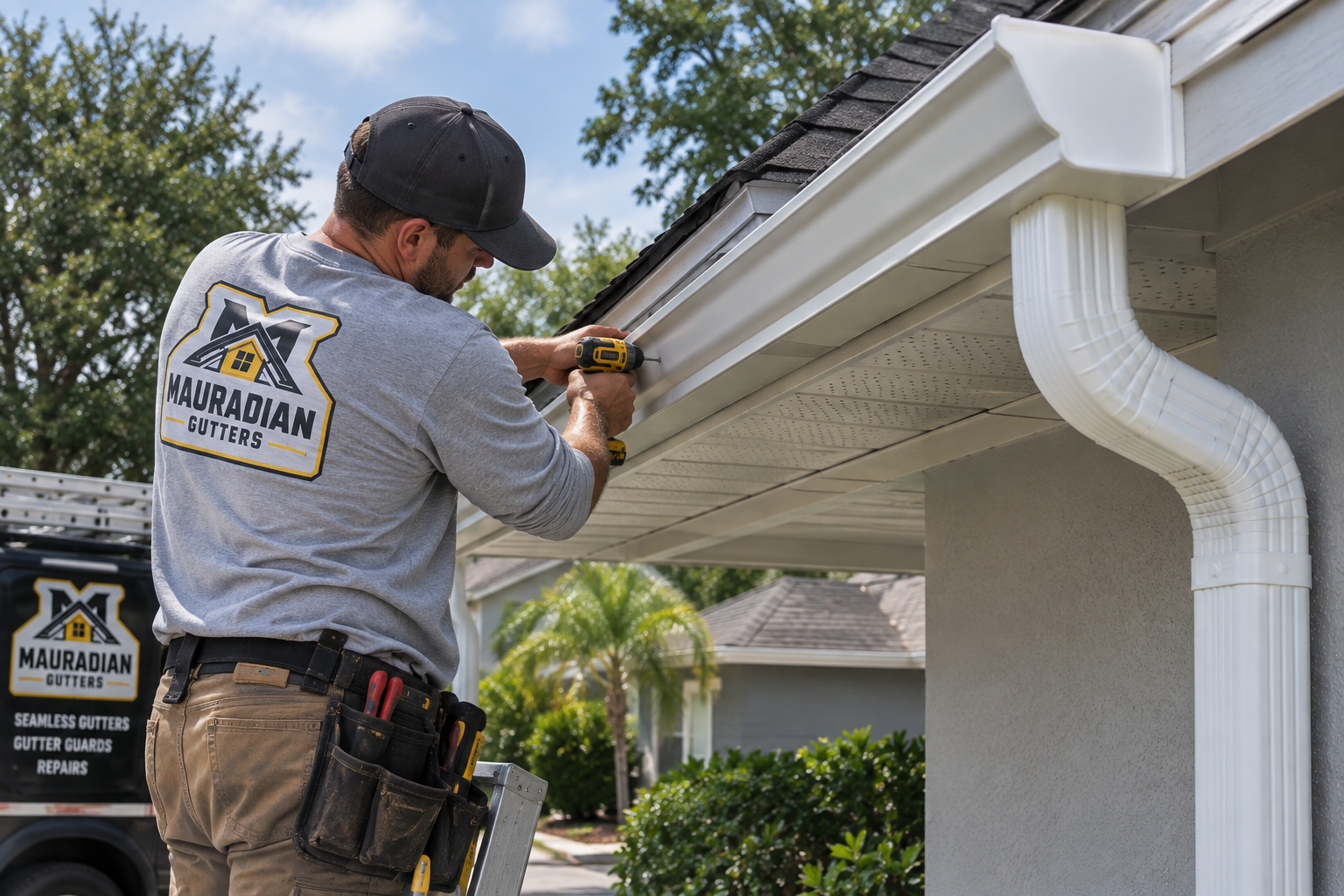 Professional gutter installation